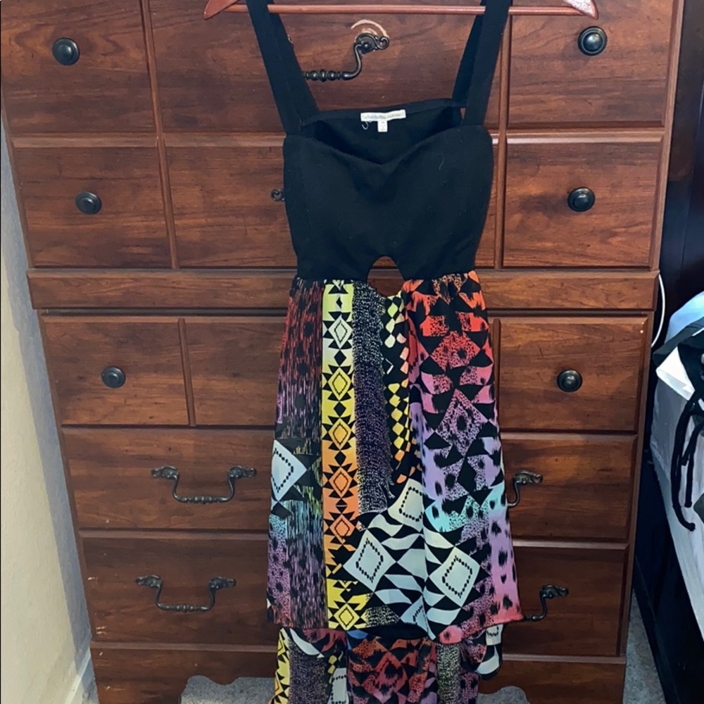 Fun print maxi dress